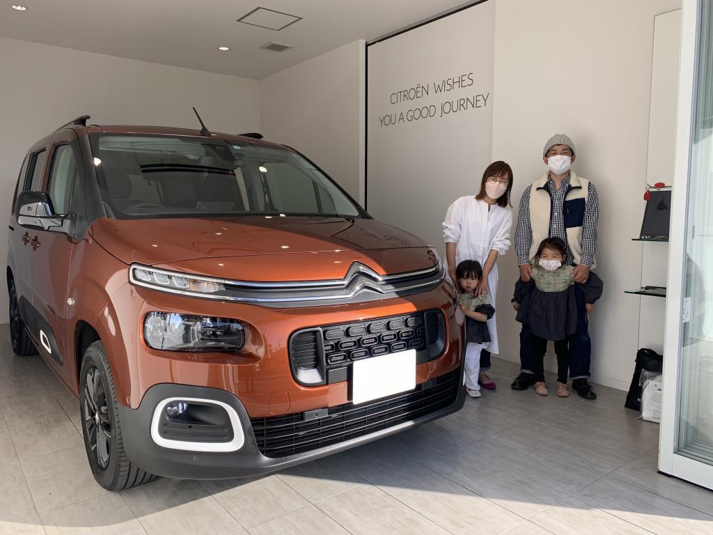 BERLINGO SHINEご納車のお礼