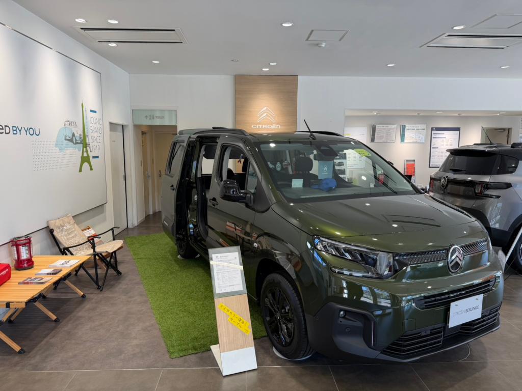 展示車を入れ替えました！人気のBERLINGOをはじめ、最新モデルを展示中